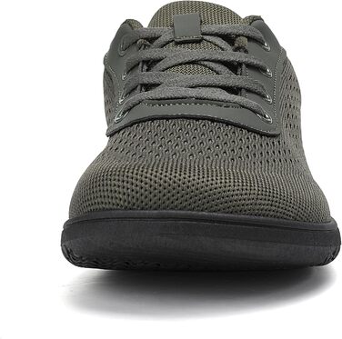 Легкі кросівки для бігу Barfußschuhe: чоловічі та жіночі, дихаючі, з широкою переднячкою, антиковзаючі, для трейлу та бігу по вулицях (40 EU, армійний зелений)
