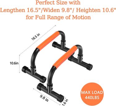 Паралелепіди з неслизькими ручками, 42 см, сталеві, для калістеніки, фітнесу, стійки для перекидів та віджимань