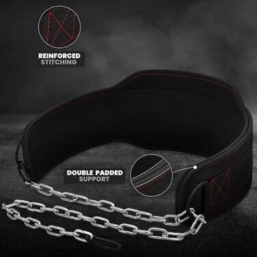 Планка для важкої атлетики RDX 15,2 см з ланцюгом 40 см: важке тренування, пауерліфтинг, бодібілдинг