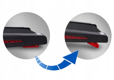 Електрична бігова доріжка для дому Tollo Corciano walkingpad 2в1, 3к.с., до 130 кг, 14 км/год