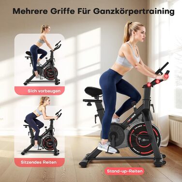 Hometrainer CHAOKE з LCD-монітором: тихе кардіотренування вдома, до 150 кг, чорно-синій