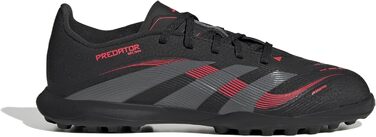 Дитячі футбольні бутси adidas Predator League Turf, чорно-сіро-червоні