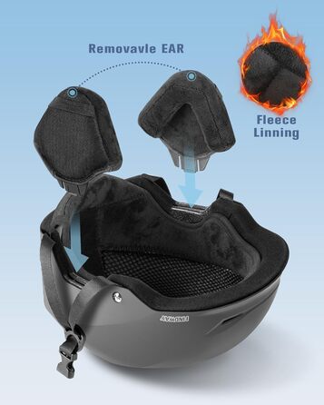 Шолом гірськолижний Findway для чоловіків та жінок, унісекс, з вентиляцією, для катання на лижах/сноуборді, розмір L (59-63 см), колір A2-Titangrau