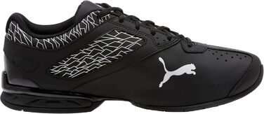 Кросівки чоловічі PUMA Tazon 6 Fraktur, чорні, розмір 40.5 EU (широка колодка)