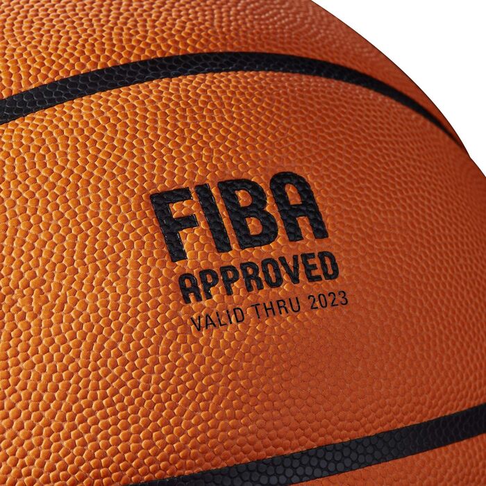 Баскетбольний м’яч Wilson EVO NXT FIBA, композитна шкіра, розмір 7, для залу, коричневий