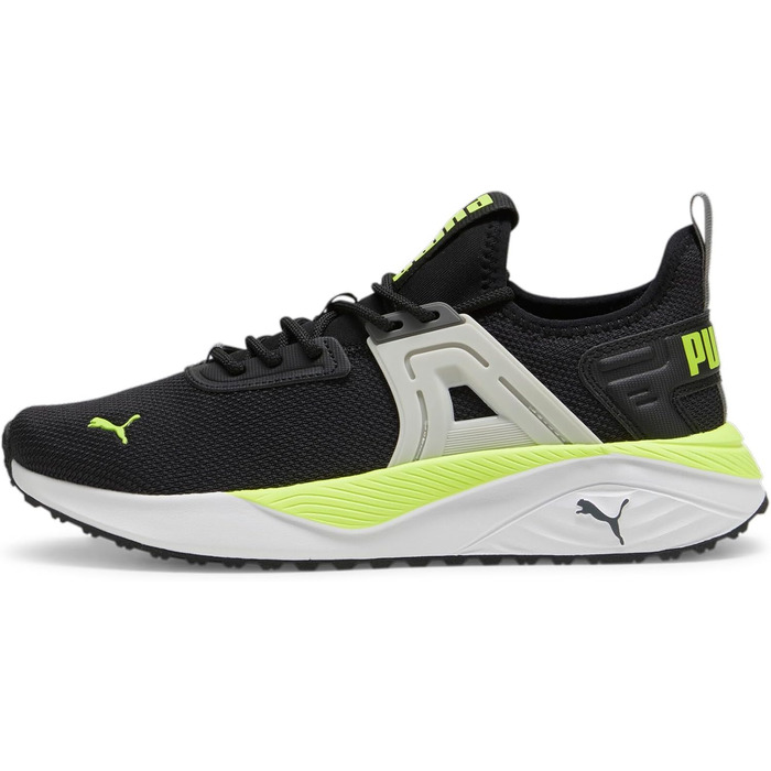 Кросівки PUMA Unisex Pacer 23 - чорний, сірий, лайм, сірий (37 EU)