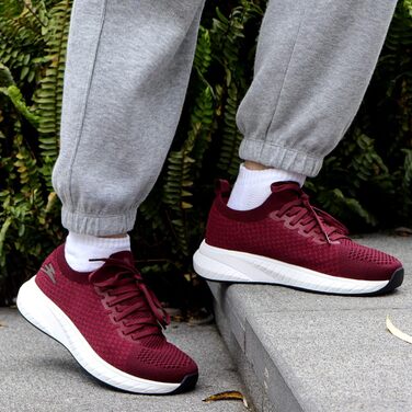 Жіночі спортивні кросівки для бігу та повсякденного носіння, легкі, дихаючі, модна модель (38 EU, Бордовий)