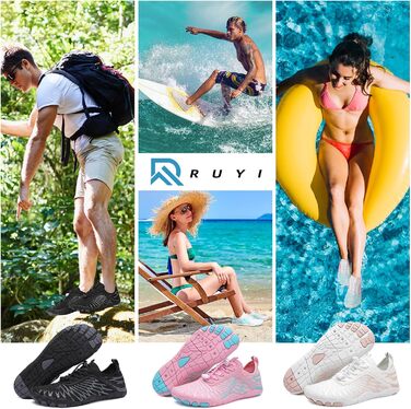 Взуття для фітнесу RUIYI для чоловіків та жінок, підошва з неслизьким покриттям, широка передня частина, рожевий, 42 EU