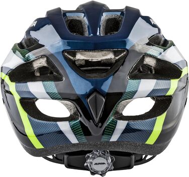 Велосипедний шолом ALPINA MTB 17, 54-58 см, темно-синій/неоновий