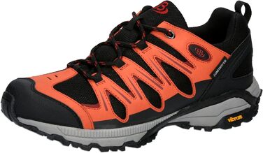 Черевики для піших прогулянок Brütting для жінок (45 EU, чорний, помаранчевий, червоний)