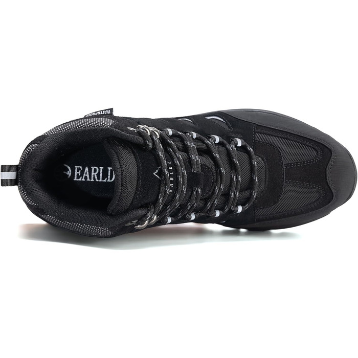 Чоловічі трекінгові черевики EARLDE, водонепроникні, чорні (43 EU)