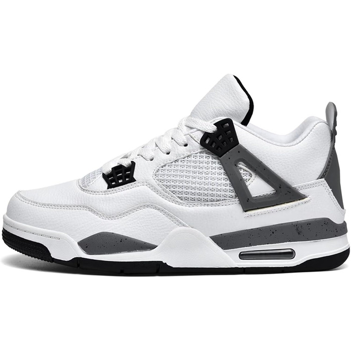 Кросівки Marbury Air 4 Retro: чоловічі та жіночі, для скейтбордингу, бігу, занять спортом, ходьби та баскетболу. Розмір 39 EU, білий/сірий