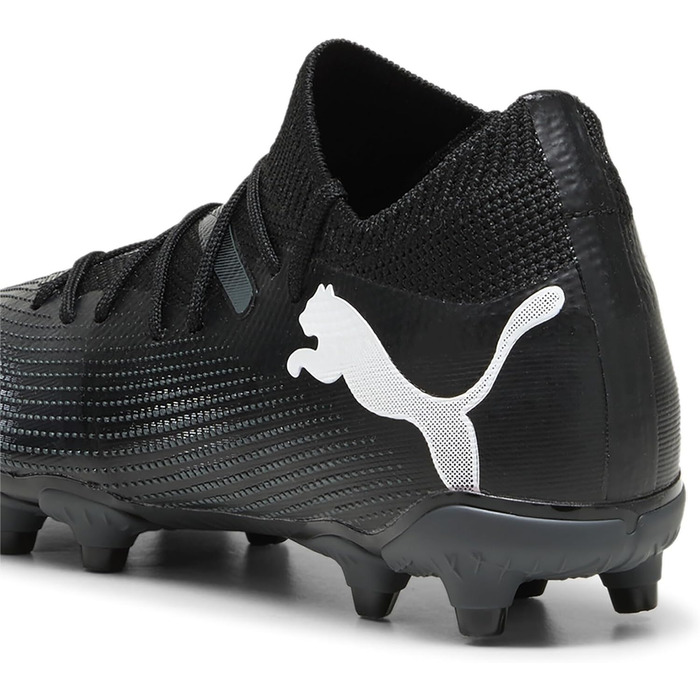 Дитячі футбольні бутси PUMA Future 7 Match Bna Fg/Ag Jr - чорно-білі, 35 EU