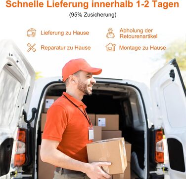 Гребний тренажер для дому з магнітним опором, 32 рівні, 136 кг, сумісність з додатком, LCD-дисплей, білий-помаранчевий