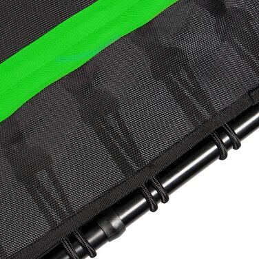 Фітнес батут SportPlus для дорослих, зелений, 111x124x90-115 см
