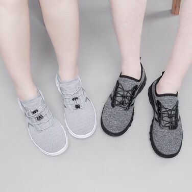 Чоловічі та жіночі аквашузи для плавання та відпочинку на пляжі. Швидковисихаючі аквашузи для води, піску, серфінгу. Розмір 39 EU, чорний/сірий колір.