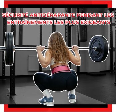 Преміум пояс для важкої атлетики WARM BODY COLD MIND з високоякісного нейлону для силових тренувань, бодібілдингу, фітнесу - пояс для важкої атлетики для жінок та чоловіків, колір морський