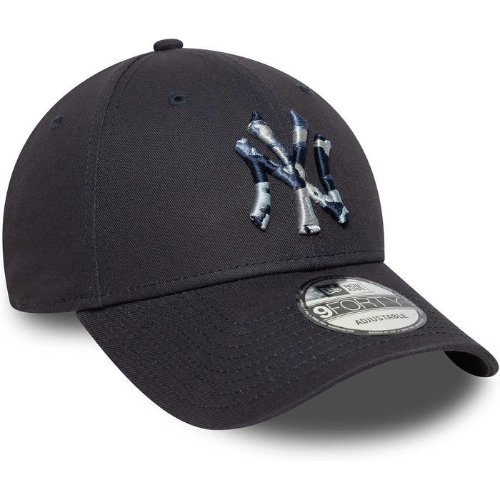Кепка бейсболка New Era 9Forty Yankees #37276, регульована, чорна
