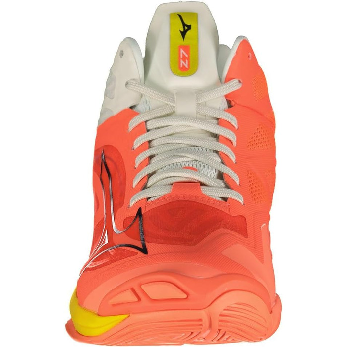 Волейбольне взуття Mizuno Wave Lightning Z7 Mid - Біло-синій, Neon Flame Black Bolt 2 (50 EU)