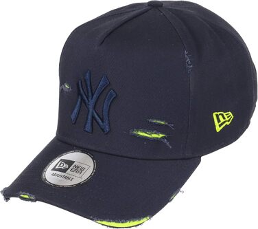 Кепка бейсболка New Era Outdoor Patch Olive A-Frame з регулюванням, розмір універсальний, Yankees-Navy-Yellow