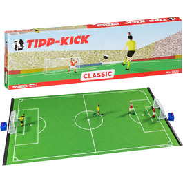 TIPP-KICK Classic 80x47 см – ігровий набір з 2 гравцями, 2 воротарями, 2 пластиковими воротами, 2 м'ячами, фетровим полем