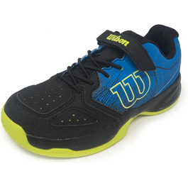 Тенісні кросівки Wilson Stroke Jr для дітей, 28 2/3 EU, блакитний/чорний, Hawaiian Surf, Black Lime Punch