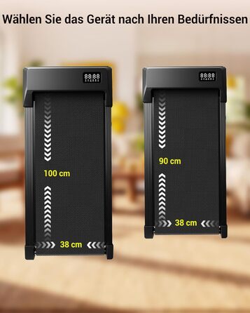 Складана бігова доріжка MJWW Raceable Walking Pad з нахилом 6-9%, потужність 2.5/3.0 HP, керування через додаток, AI-тренування, LED-дисплей, Jet Black 90 см, для дому та офісу