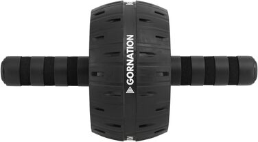 Колесо для пресу GORNATION з наколінниками, для тренування корпусу, компактне та міцне, Ø 16 см, стабільне, для пресу, спини та рівноваги