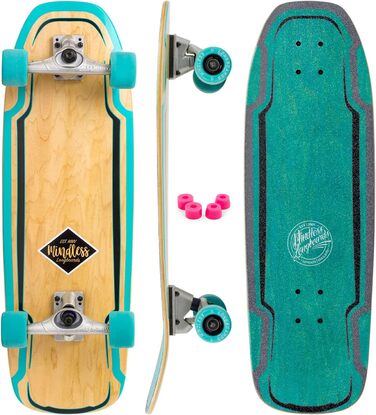 Лонгборд Mindless Surf Skate для дорослих, 9.5', чорний