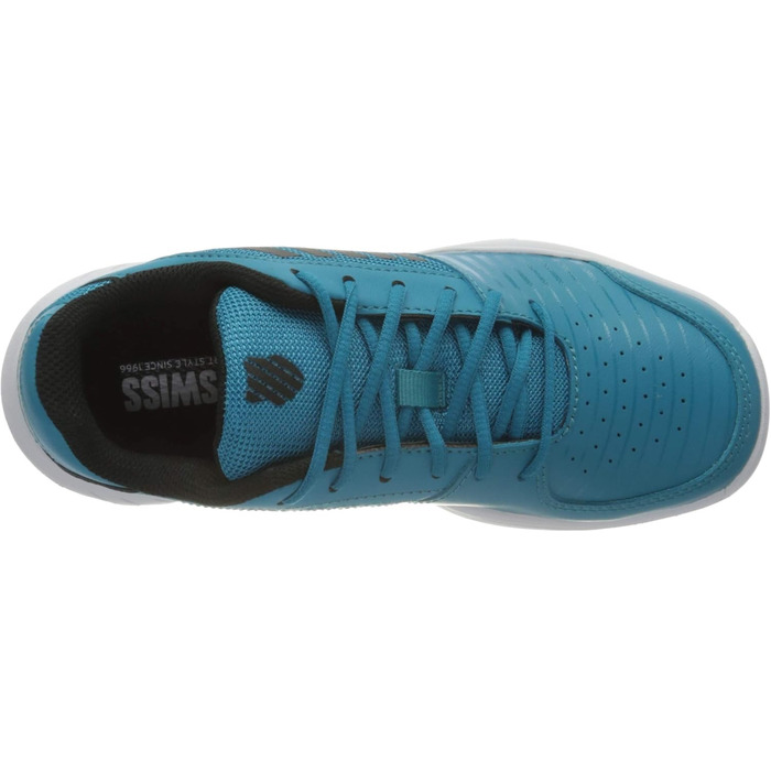 Тенісне взуття K-Swiss Court Express Carpet для хлопчиків, розмір 18 EU, кольори: Algiers Blue, Black, White