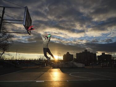 Міні-баскетбольний м'яч Wilson NBA Chicago Bulls з автографом команди