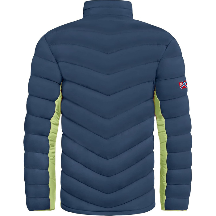 Зимова куртка Nebuus GRAFFITY для чоловіків (темно-синій/лаймовий, розмір S)