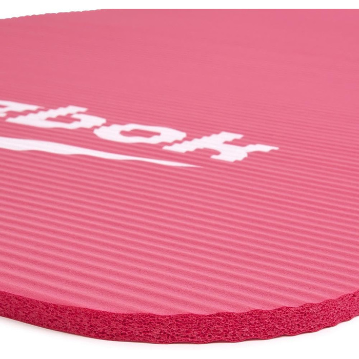 Reebok килимок для фітнесу 10 мм рожевий – нековзкий гімнастичний килимок з натурального каучуку, для йоги, тренувань та домашнього спорту