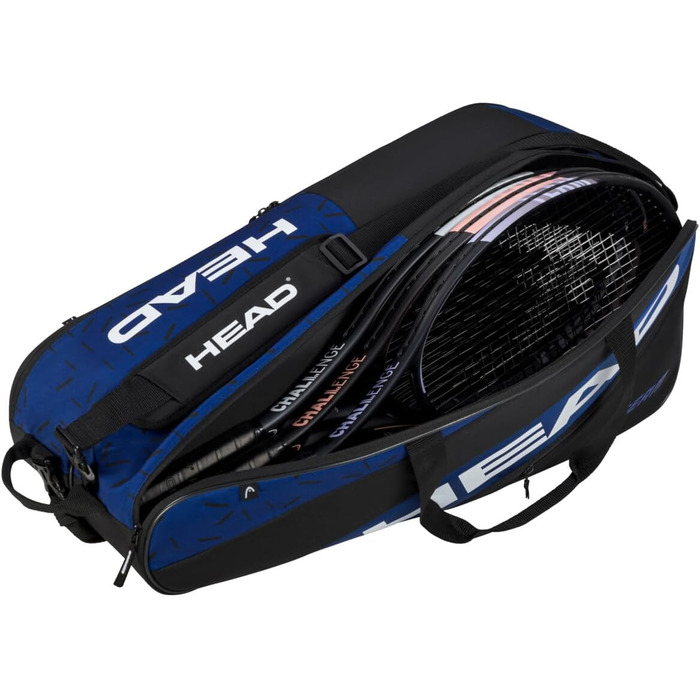 Тенісна сумка HEAD Team Racquet Bag L, синьо-чорна