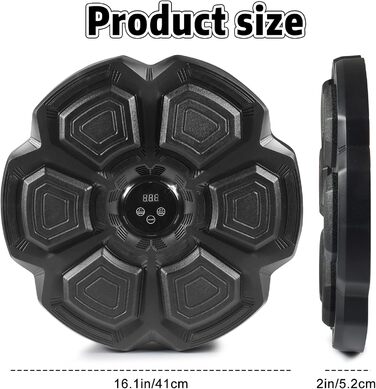 Боксерський тренажер Forhome з LED-підсвіткою та Bluetooth, професійний настінний, з рукавичками, 9 режимів швидкості та лічильник