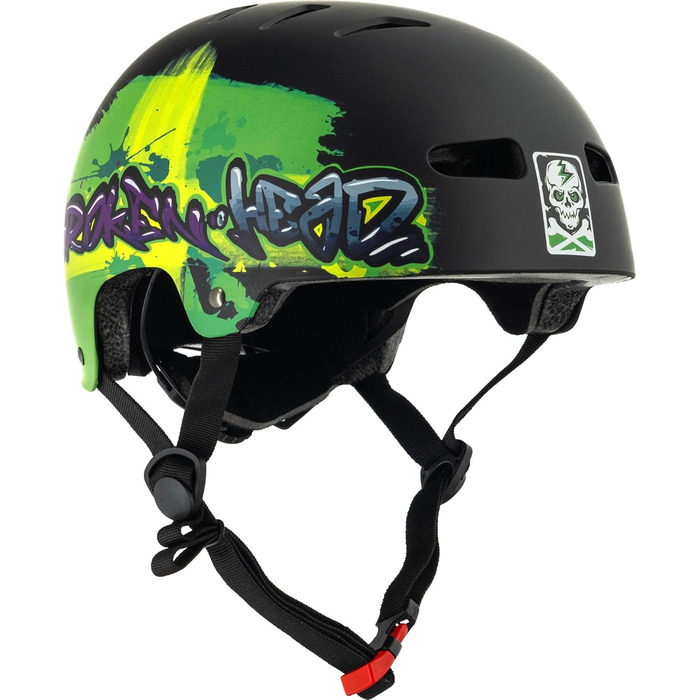 Шолом Broken Head для скейтборду, велосипеда, MTB, BMX, регульований розмір