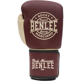 Боксерські рукавички BENLEE Wakefield 14oz, шкіряні, бордові