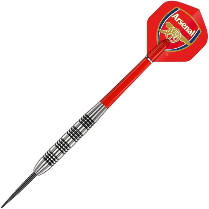 Професійні дротики (дартс) Arsenal FOCO Red Dragon 24г, 80% Tungsten, з металевими наконечниками, пір'ями та гаманцем для дротиків