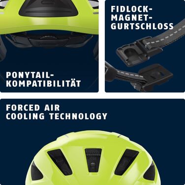 Велосипедний шолом ABUS Pedelec 2.0 ACE жовтий, для електровелосипеда, преміум-захист