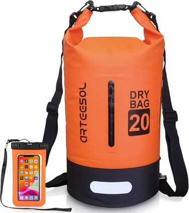 Водонепроникний мішок Blackace Arteesol 5L/10L/30L - Сумка для плавання, каякінгу та водних видів спорту (Оранжевий)