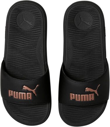 Жіночі шльпанці Puma Cool Cat 2.0 Wns, чорно-золоті, розмір 8 UK