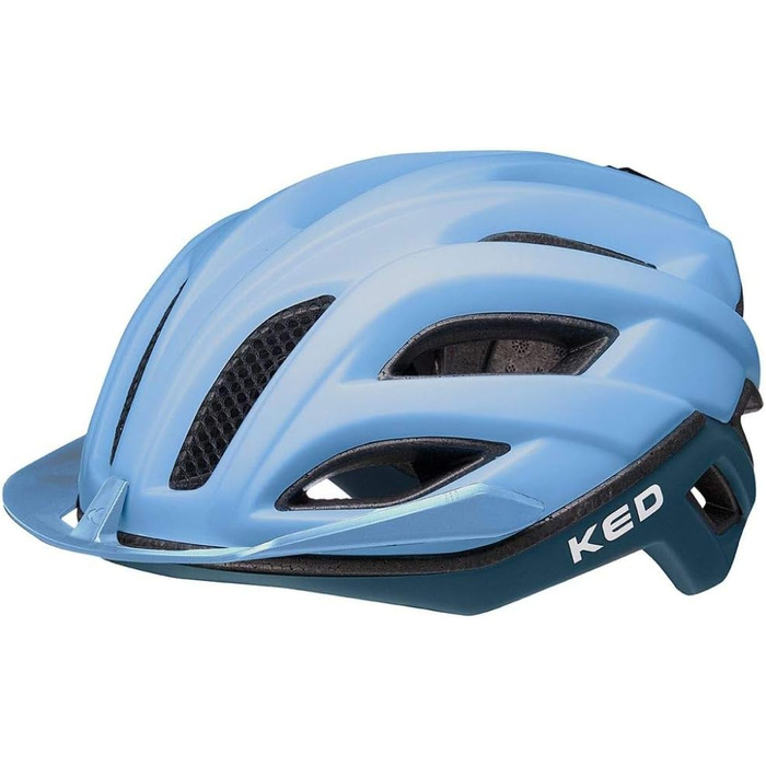 Велосипедний шолом KED Champion Visor для шосе, синій, розмір L (58-61 см), 2022