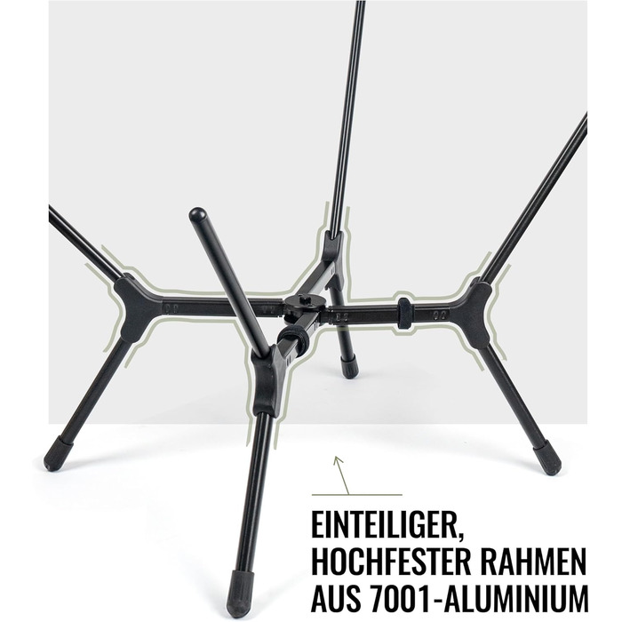 Крісло туристичне складне OneTigris OASISFLEX, 150 кг, з інтегрованим хрестоподібним каркасом, 2 кишені, Ranger Green