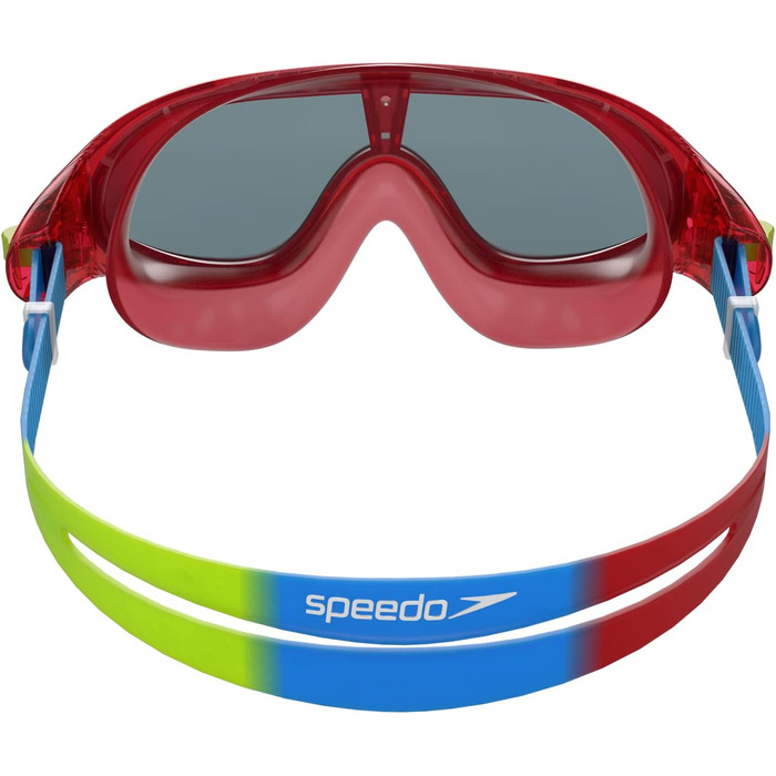 Дитячі плавальні окуляри Speedo Biofuse Rift унісекс, універсальний розмір, червоні/сині/димчасті