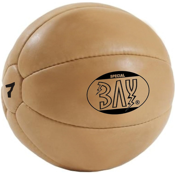 Медичний м'яч BAY зі шкіри, 7 кг