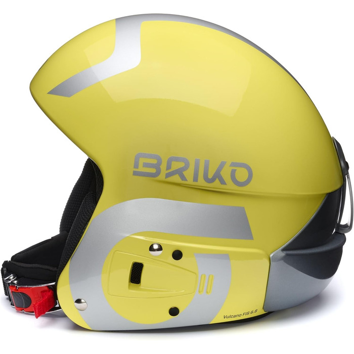 Велосипедний шолом Briko унісекс, жовто-сірий, розмір 64