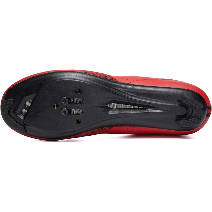 Велосипедні черевики для чоловіків та жінок: MTB, шосе, сумісні з Peloton та Look ARC Delta. Система кріплення Look SPD, SPD-SL, Delta. Розмір 42 EU, червоний колір