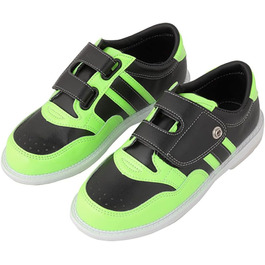 Унісекс шкіряні боулінг-шоу боулінгу SDEQA з магічною липучкою, дихаючі, зелені, 34 EU