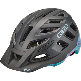 Велошолом Giro Radix для жінок, All Mountain MTB, матовий чорний/бірюзовий, 2022