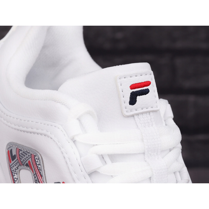 Спортивні кросівки Fila, білі, синтетичні, низькі, розмір 38,5